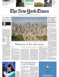 International New York Times – 16 November 2024