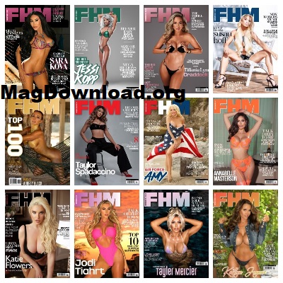 FHM US Magazine Full Year 2024 Issues Collection