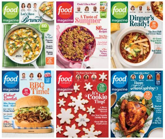 Food Network Magazine – Full Year 2024 Collection Issue