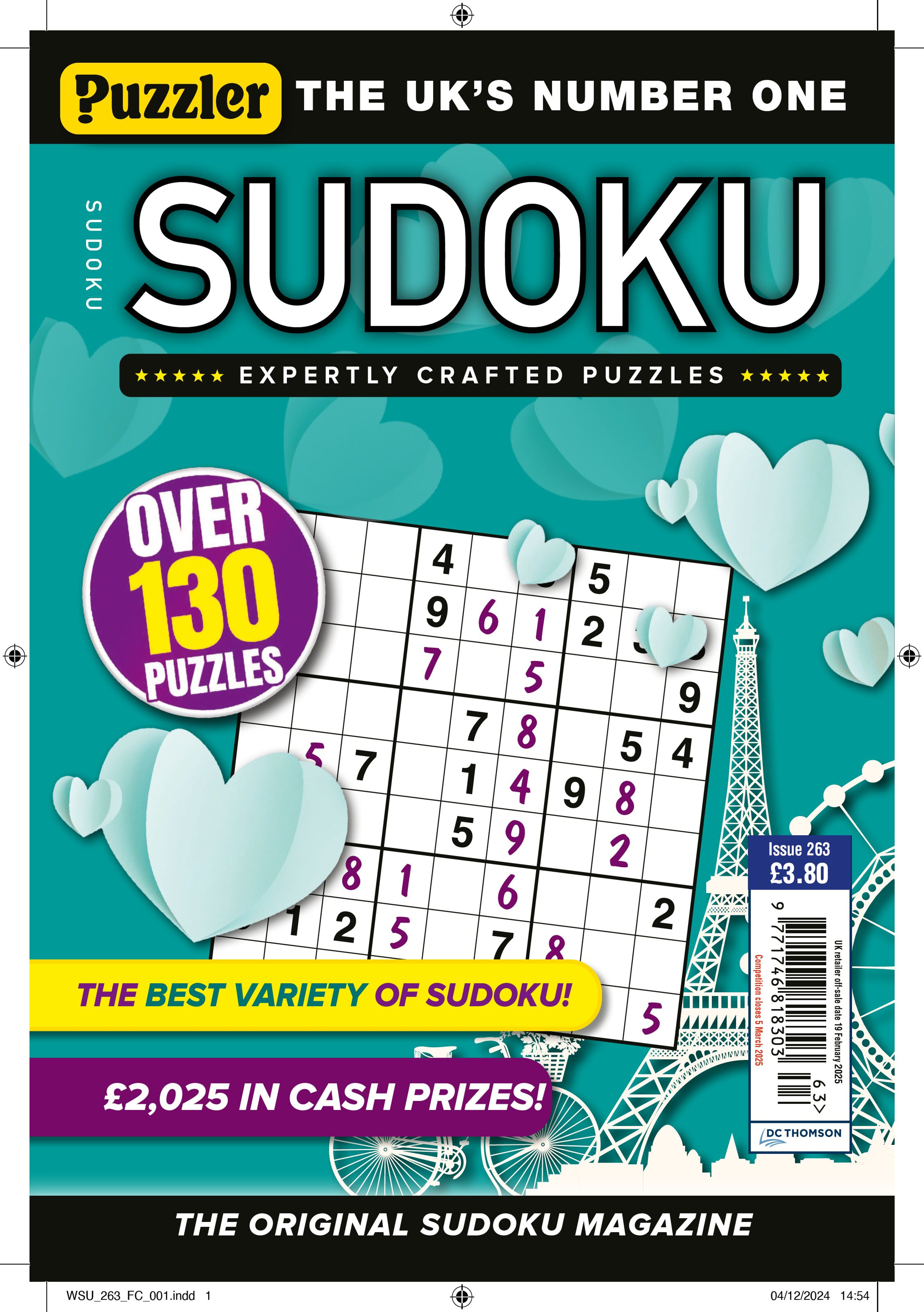 Puzzler Sudoku – Issue 263 2025