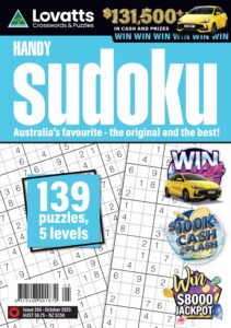 Lovatts Handy Sudoku – Issue 256, 2025