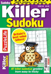 PuzzleLife Killer Sudoku – September 2025