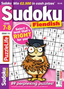 PuzzleLife Sudoku Fiendish 7-8 – September 2025