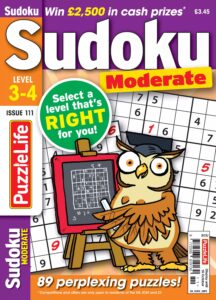 PuzzleLife Sudoku Moderate 3-4 – September 2025