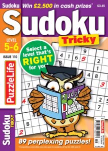PuzzleLife Sudoku Tricky 5-6 – September 2025