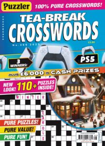 Puzzler TeaBreak Crosswords – Issue 366, 2025