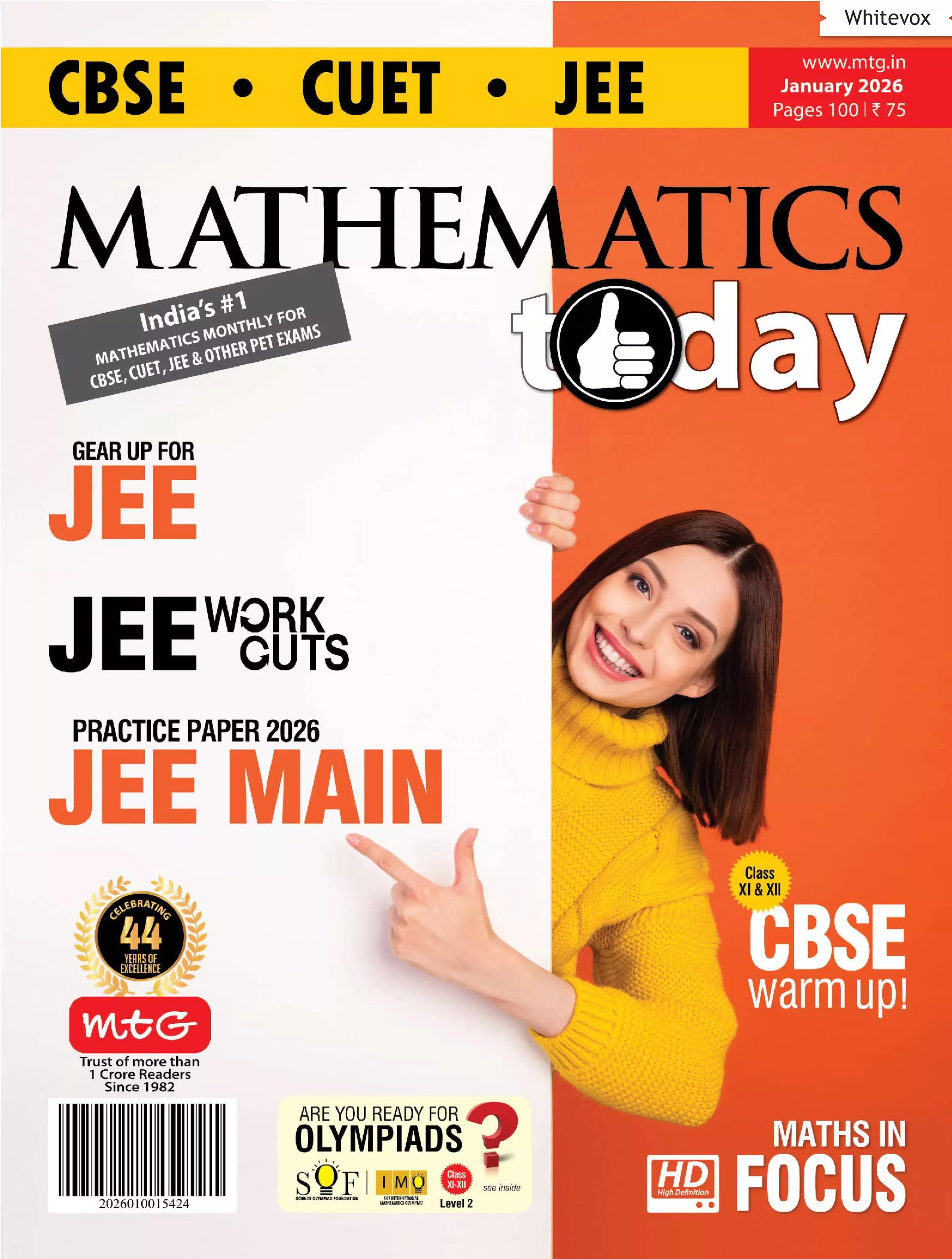 Mathematics Today – January 2026