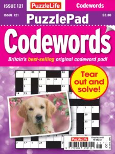 PuzzleLife PuzzlePad Codewords – Issue 121, 2026