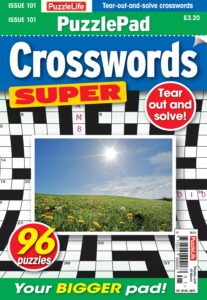 PuzzleLife PuzzlePad Crosswords Super – Issue 101, 2026