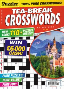 Puzzler TeaBreak Crosswords – Issue 369, 2026