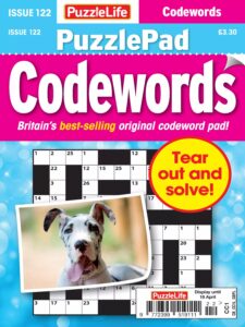 PuzzleLife PuzzlePad Codewords – Issue 122, March 2026