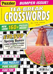 Puzzler TeaBreak Crosswords – Issue 370, 2026