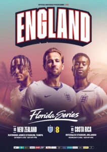 Official Matchday Programmes – England, Florida series 6-10…
