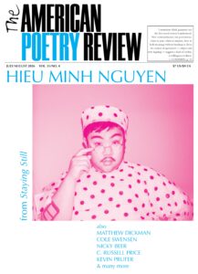 The American Poetry Review – July-August 2026